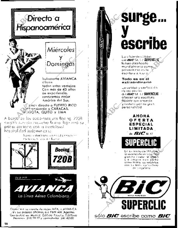 BLANCO Y NEGRO MADRID 23-10-1965 página 58