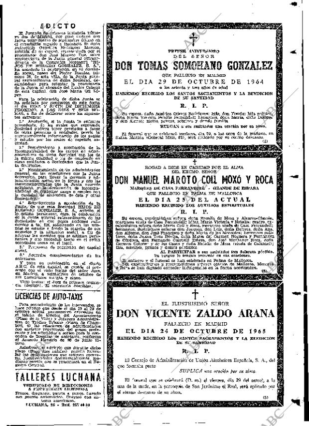 ABC MADRID 28-10-1965 página 107