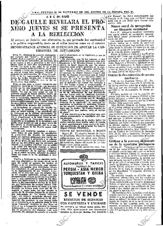 ABC MADRID 28-10-1965 página 51