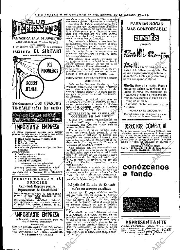 ABC MADRID 28-10-1965 página 56