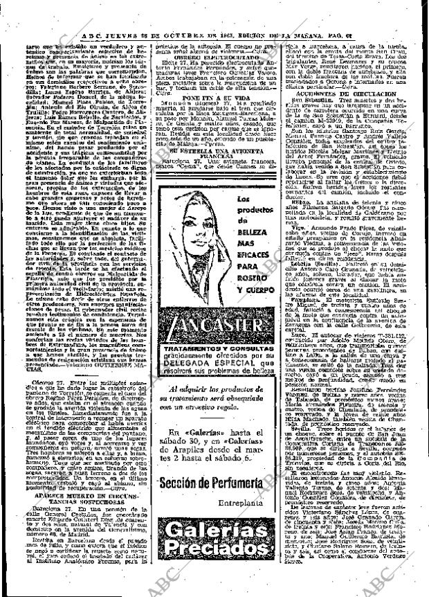 ABC MADRID 28-10-1965 página 62
