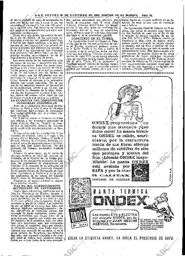 ABC MADRID 28-10-1965 página 71