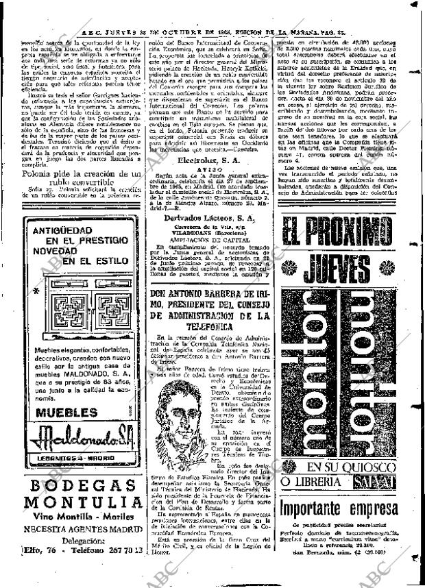 ABC MADRID 28-10-1965 página 83