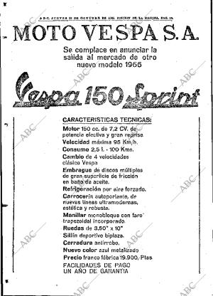 ABC MADRID 28-10-1965 página 90