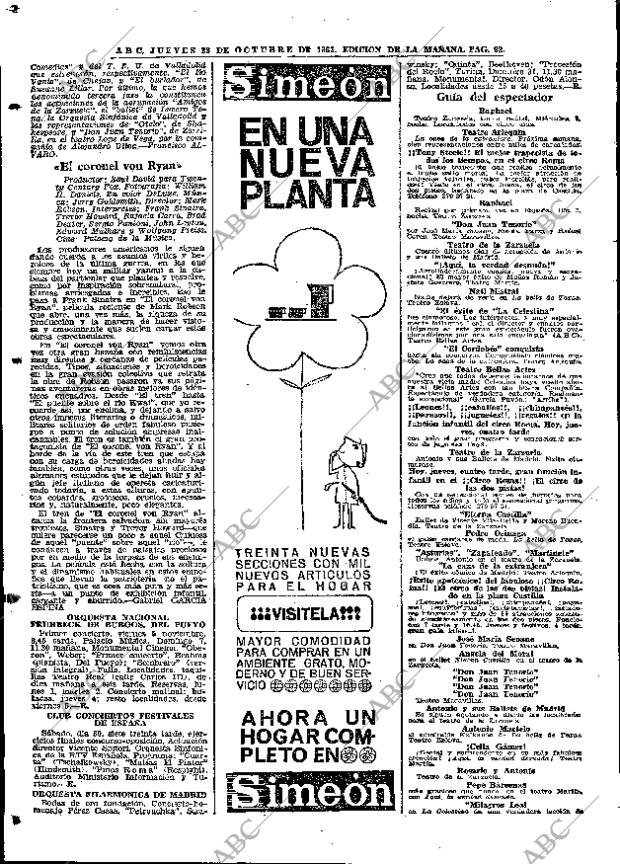 ABC MADRID 28-10-1965 página 92