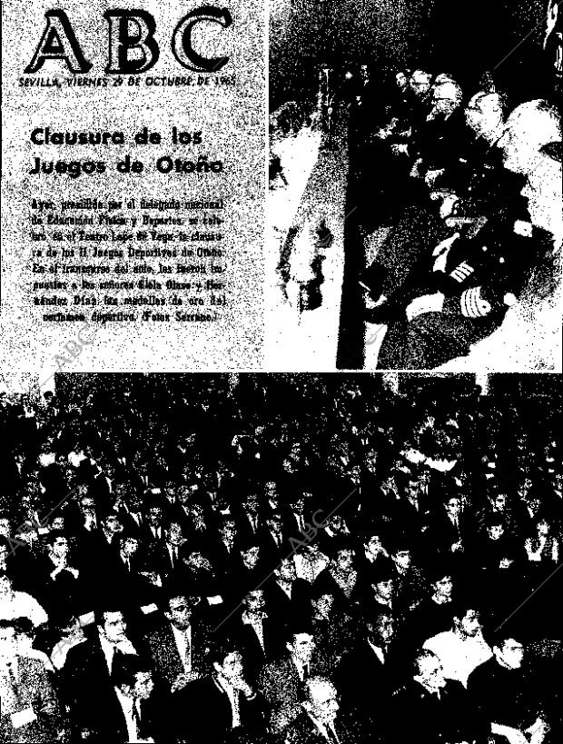 ABC SEVILLA 29-10-1965 página 1