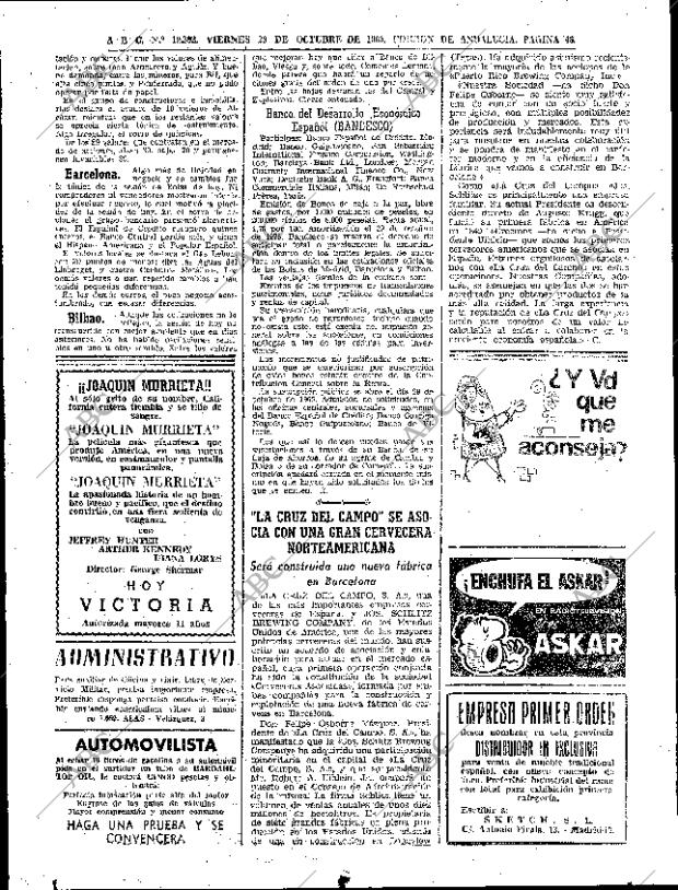 ABC SEVILLA 29-10-1965 página 46