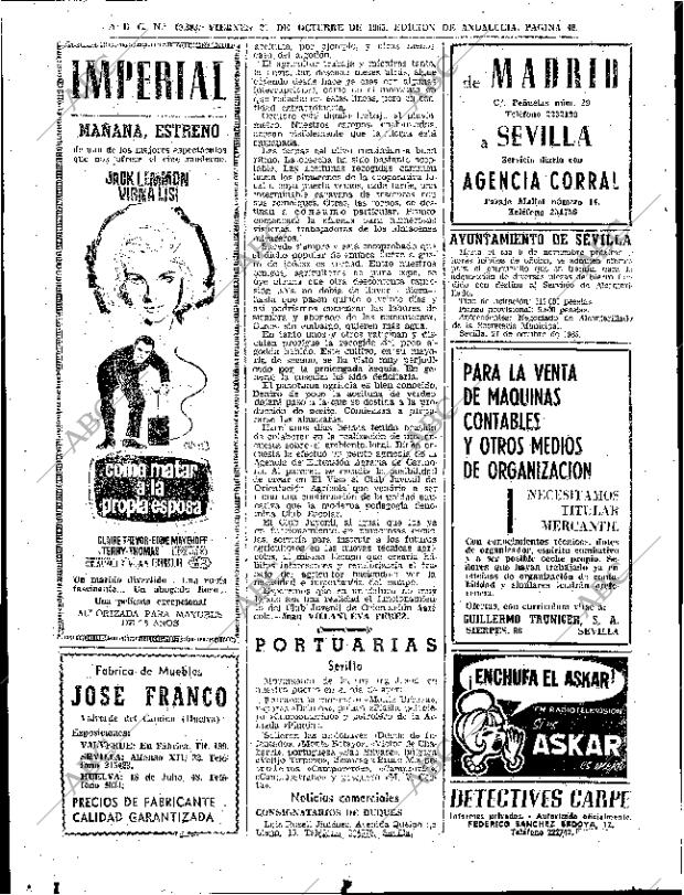 ABC SEVILLA 29-10-1965 página 48