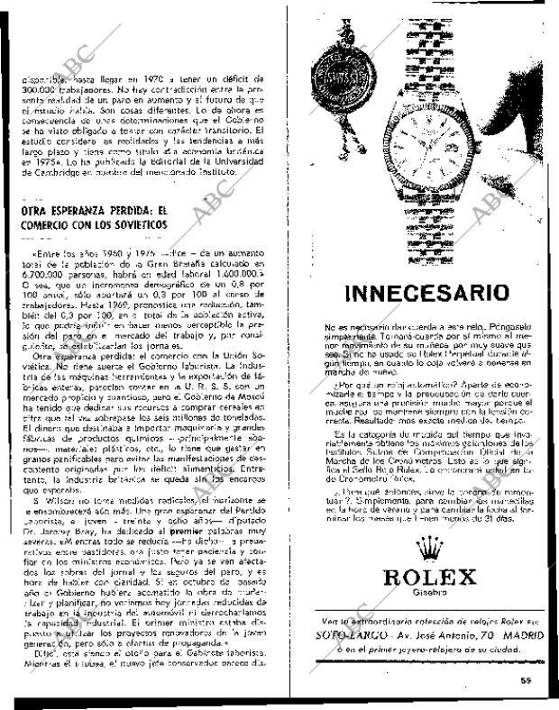 BLANCO Y NEGRO MADRID 30-10-1965 página 55