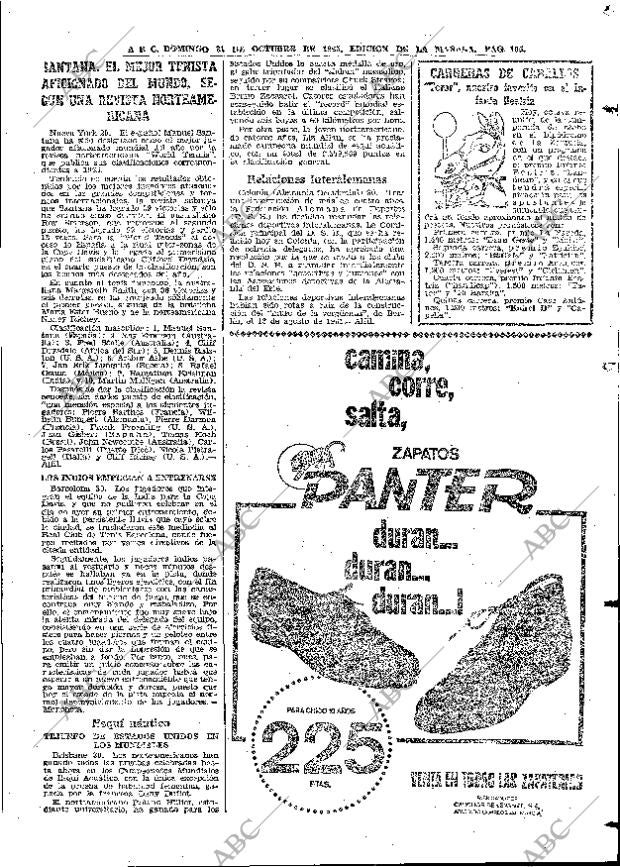 ABC MADRID 31-10-1965 página 105