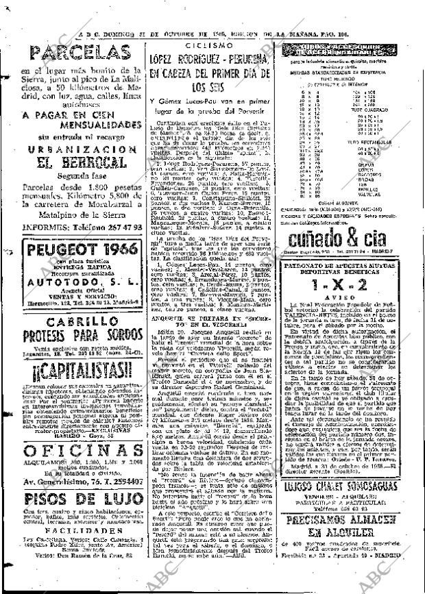 ABC MADRID 31-10-1965 página 106