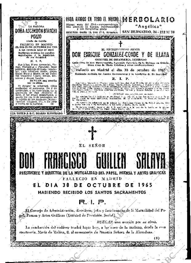 ABC MADRID 31-10-1965 página 123