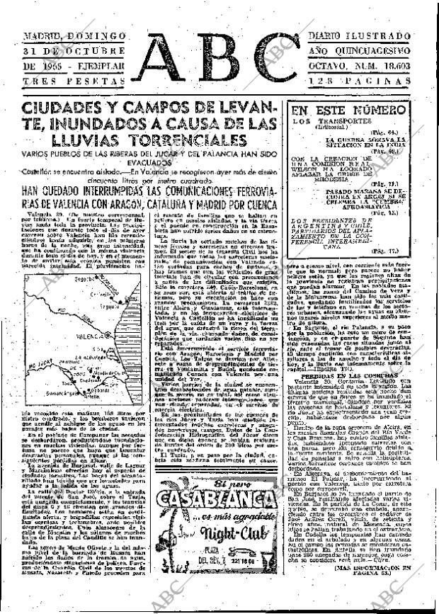 ABC MADRID 31-10-1965 página 63