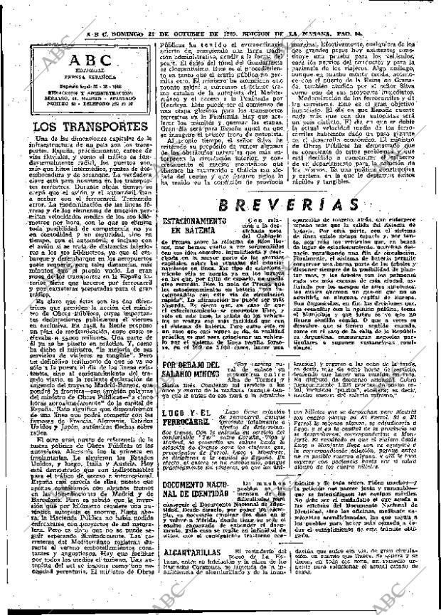 ABC MADRID 31-10-1965 página 64
