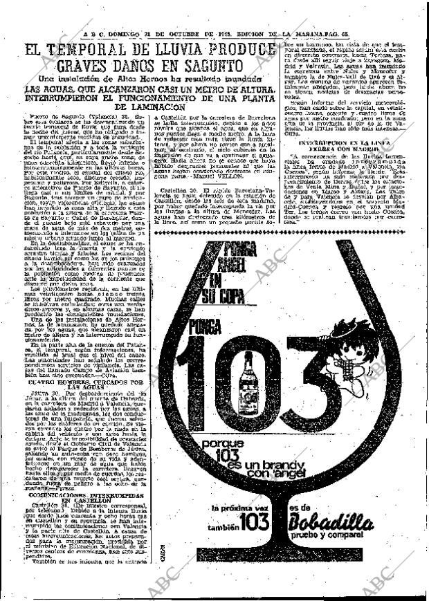 ABC MADRID 31-10-1965 página 65