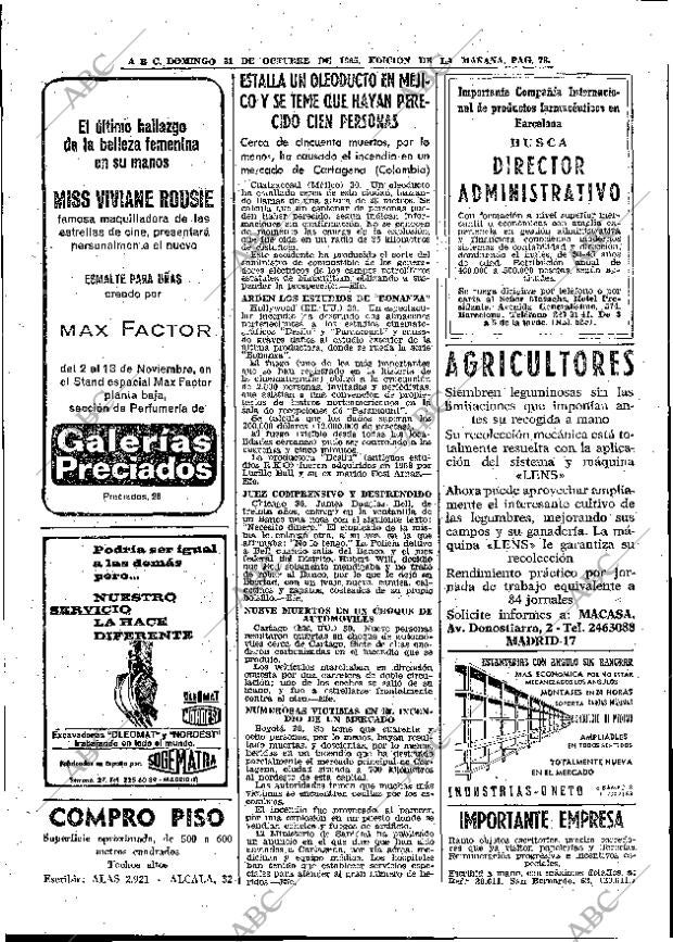 ABC MADRID 31-10-1965 página 78
