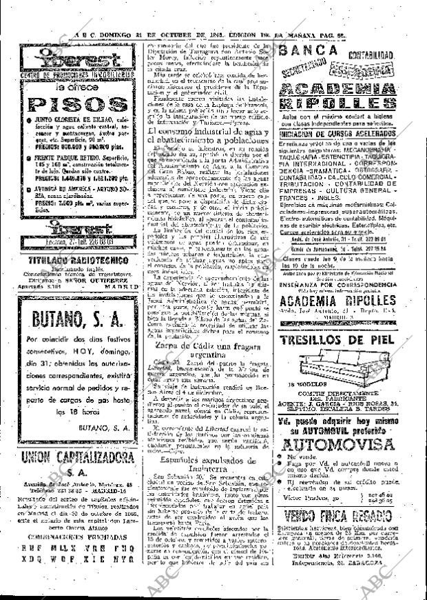 ABC MADRID 31-10-1965 página 82