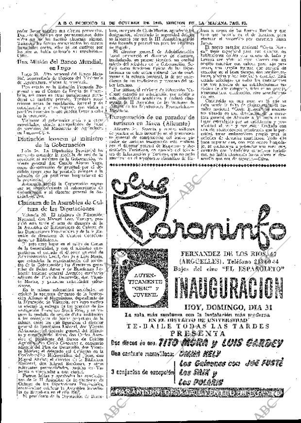 ABC MADRID 31-10-1965 página 83