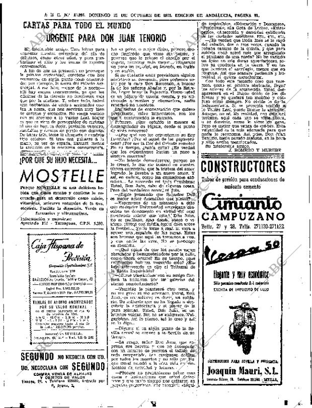 ABC SEVILLA 31-10-1965 página 81