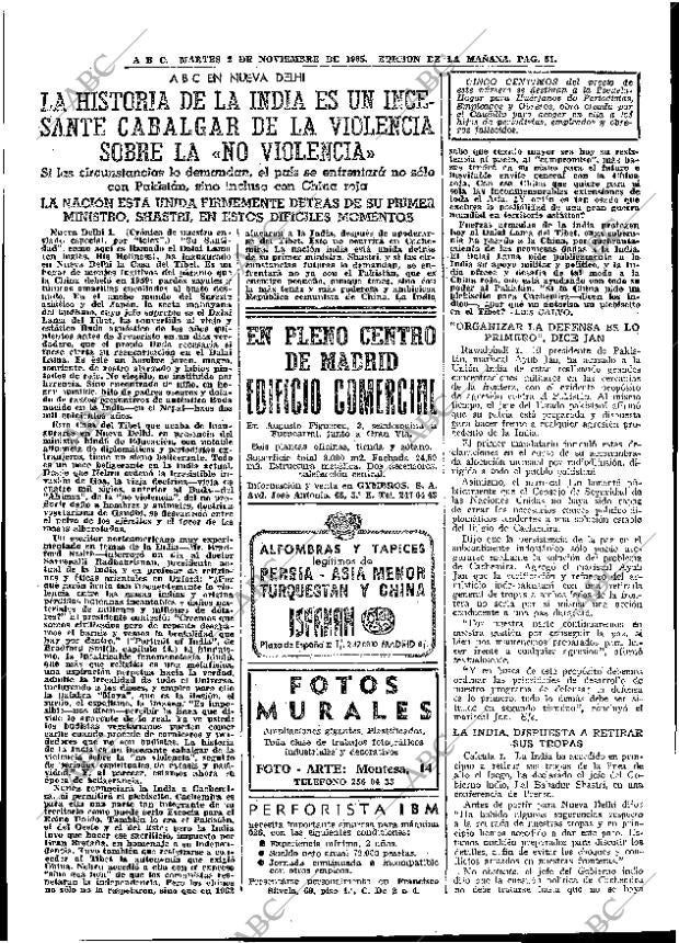 ABC MADRID 02-11-1965 página 51