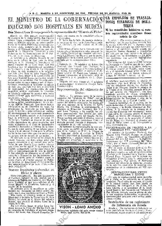 ABC MADRID 02-11-1965 página 59