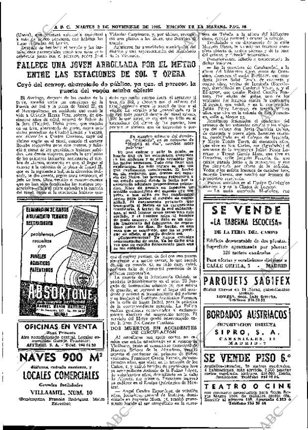 ABC MADRID 02-11-1965 página 66