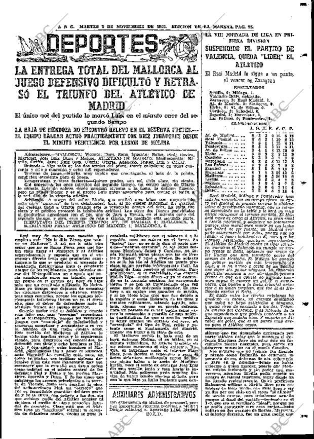 ABC MADRID 02-11-1965 página 75