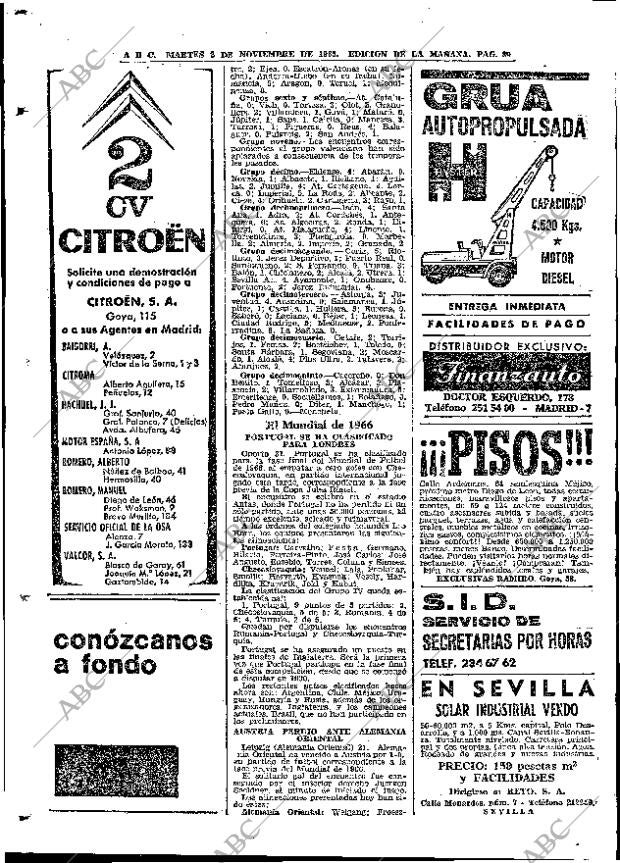 ABC MADRID 02-11-1965 página 80