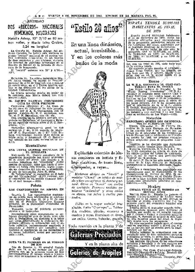ABC MADRID 02-11-1965 página 83