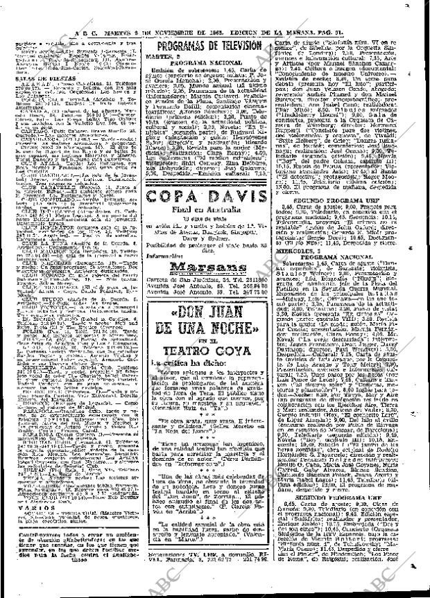 ABC MADRID 02-11-1965 página 91