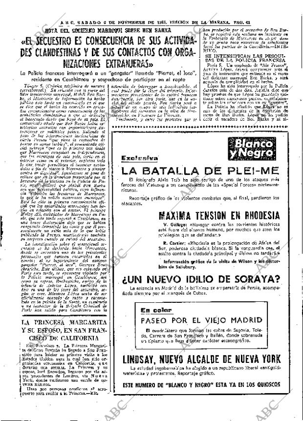 ABC MADRID 06-11-1965 página 61