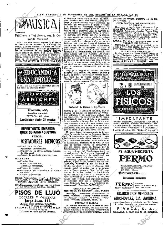 ABC MADRID 06-11-1965 página 92