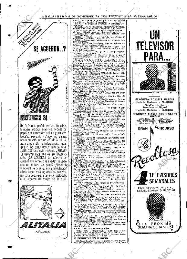 ABC MADRID 06-11-1965 página 96