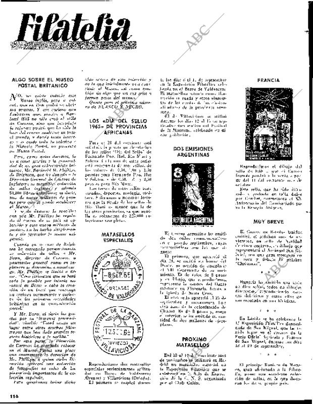BLANCO Y NEGRO MADRID 06-11-1965 página 114