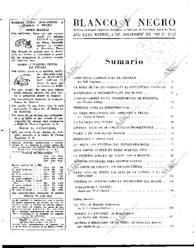 BLANCO Y NEGRO MADRID 06-11-1965 página 19