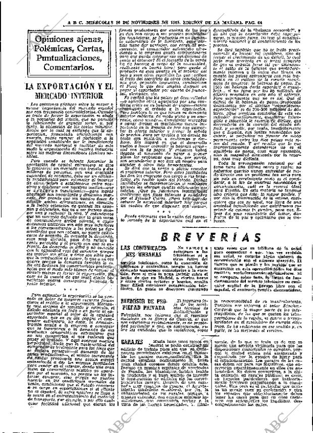 ABC MADRID 10-11-1965 página 64