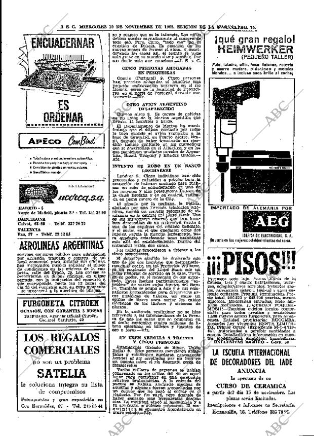 ABC MADRID 10-11-1965 página 76