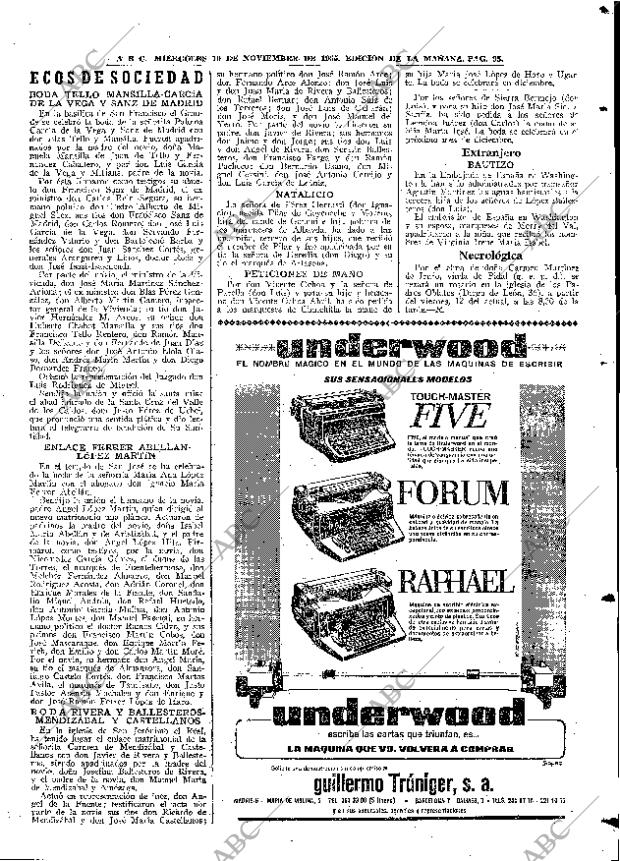 ABC MADRID 10-11-1965 página 95