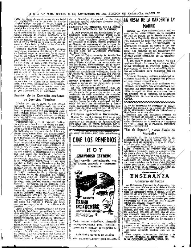 ABC SEVILLA 11-11-1965 página 57