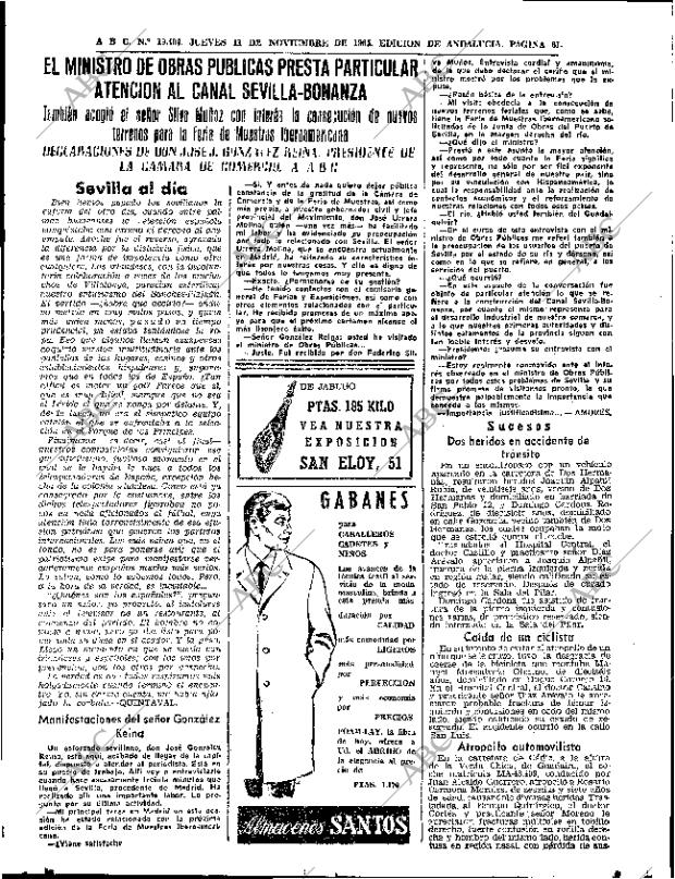 ABC SEVILLA 11-11-1965 página 61