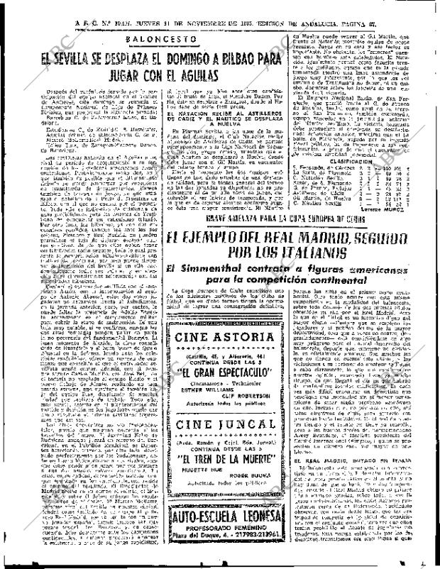 ABC SEVILLA 11-11-1965 página 67