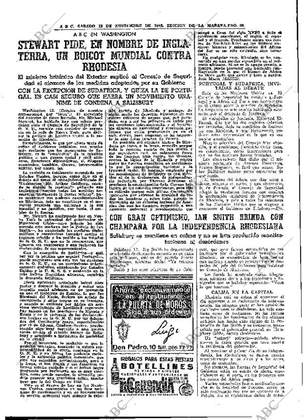 ABC MADRID 13-11-1965 página 65