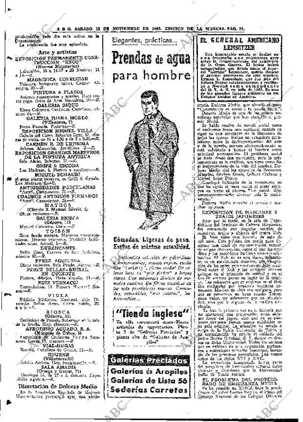 ABC MADRID 13-11-1965 página 96