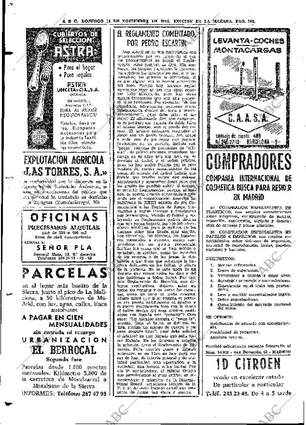 ABC MADRID 14-11-1965 página 102