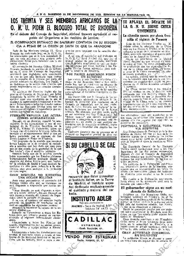 ABC MADRID 14-11-1965 página 65
