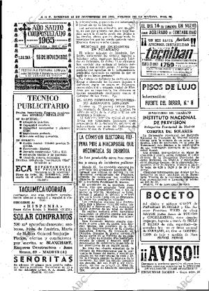 ABC MADRID 14-11-1965 página 66