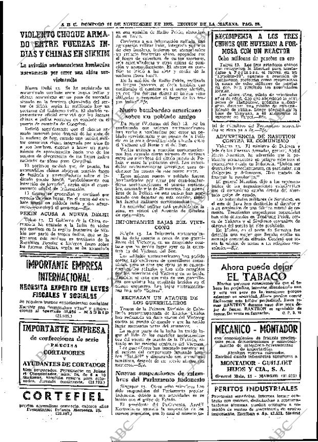 ABC MADRID 14-11-1965 página 68