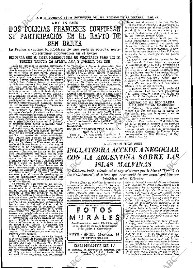 ABC MADRID 14-11-1965 página 69