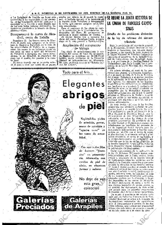 ABC MADRID 14-11-1965 página 79