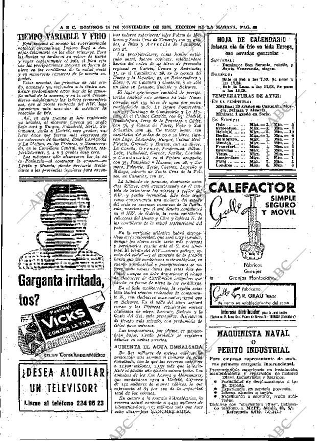 ABC MADRID 14-11-1965 página 80